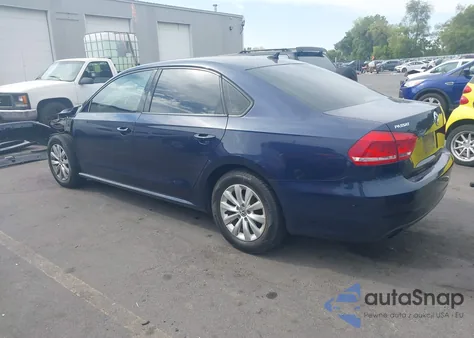 2014 Volkswagen Passat 1.8T Wolfsburg Edition from USA, damaged, VIN 1VWAT7A35EC089404